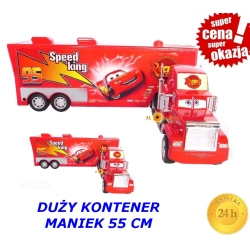 DUŻY TIR MANIEK KONTENER Z BAJKI 55 CM