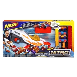 HASBRO NERF NITRO DOUBLECLUTCH INFERNO WYRZUTNIA E0858 WIEK 5+