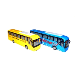 DUŻY AUTOBUS  STEROWANY  RC 28 cm + PILOT + ŁADOWARKA + BATERIE  3+